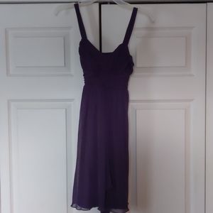Size 2 purple plum cocktail dress